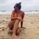 on the beach 