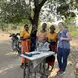 Women of the mother group and me in Karonga in the Mwenilondo area