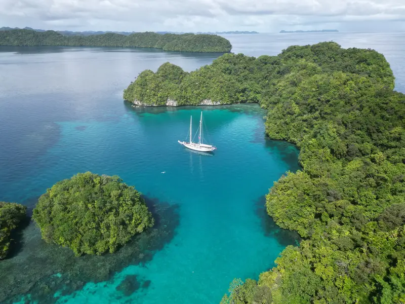 Arriving in Palau