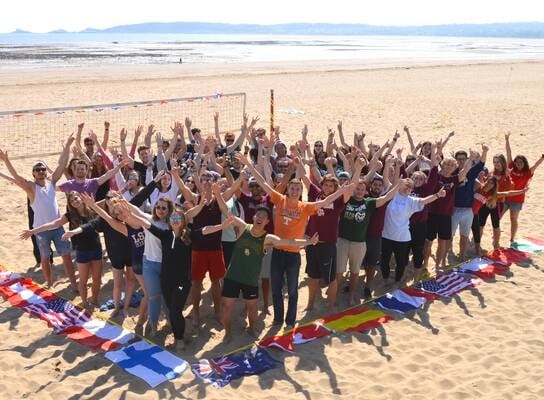 Swansea University International Visiting & Exchange Students Farewell Beach Party