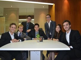 interns dressed business professional 