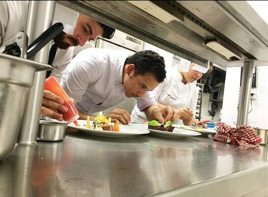 chef from CICD Hospitality Paid Internship Program in France