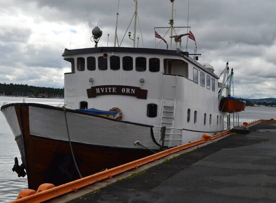 Ferry in Bergen, Norway.