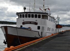 Ferry in Bergen, Norway.