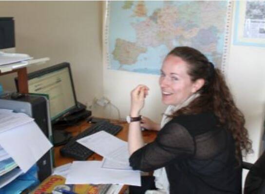 A canadian intern at La Giraudiere