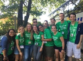 American Village counselors in France