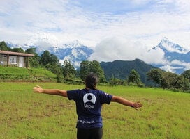 enjoying nepal