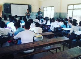 Plastic challange in local school.
