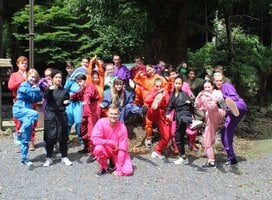 World Campus - Japan Participants in Ninja Training