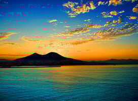 Mount Vesuvius Sunset