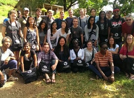 Group picture of 2017 participant alumni together with FSD Uganda staff team
