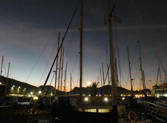 At dock in Gibraltar