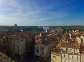 An overview shot of the city.