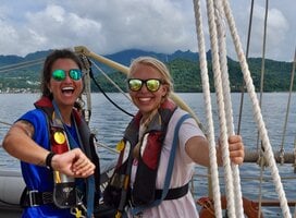All smiles on Ocean Star