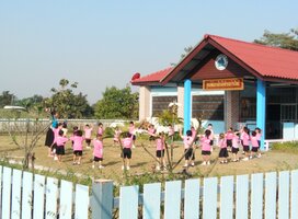 Children (3-5 years old) are target for development of the local elected government. Parents would be encouraged sending their dependents to attend a child development center established within the community they are settled. 
