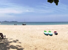 A tranquil beach of the fishing village where in the program will be launched.