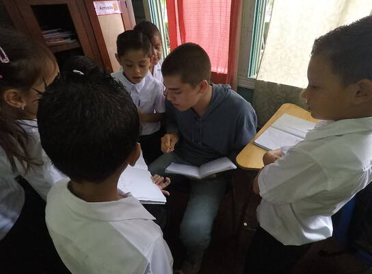 Practice Teaching English at Local Elementary School