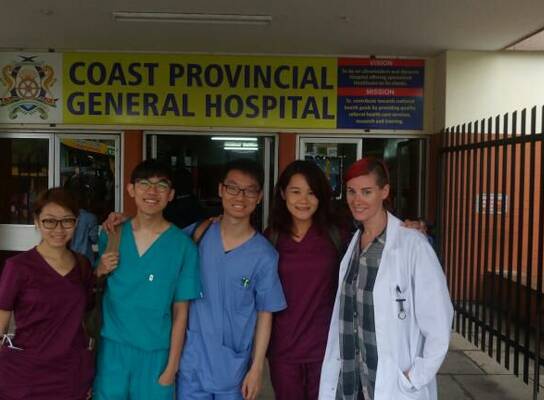 Pre-Meds at Coast Provincial General Hospital in Mombasa, Kenya