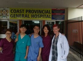 Pre-Meds at Coast Provincial General Hospital in Mombasa, Kenya