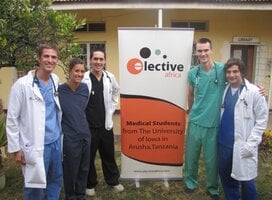 Medical Students From The University of Iowa at our residence center in Arusha, Tanzania