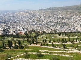 a view of the city of Nablus