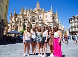 University of Oklahoma students in our excursion to Segovia 