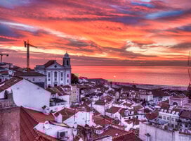 lisbon sunset