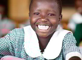 African Student Smiling