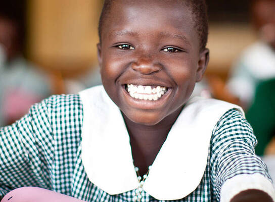 African Student Smiling