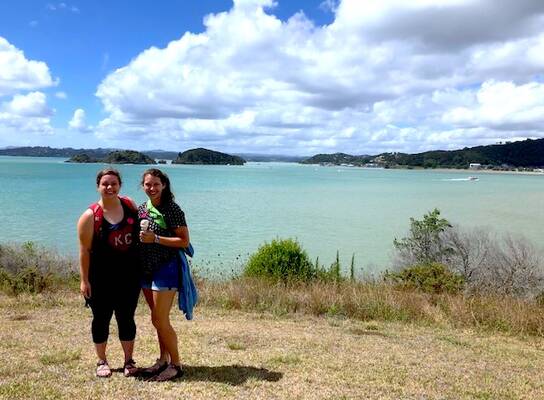 Au Pairs enjoying beach time in New Zealand!