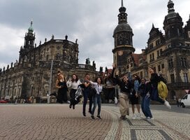 Architecture students on Dresden field trip