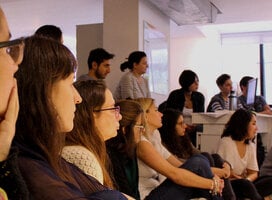 Proa meetings in the hall. We share all relevant information here