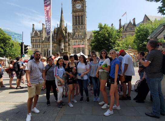 CRCC Asia Interns  in  Manchester at the University