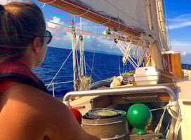 At the helm