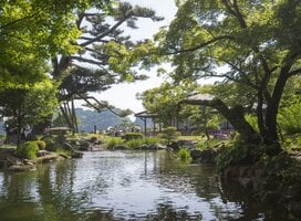 Sengan-en Japanese garden in Kagoshima