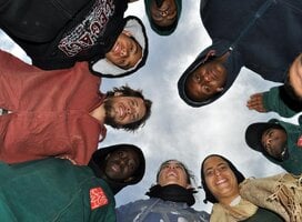 Group huddle