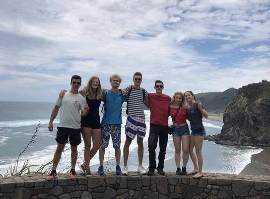 Yep IS participants smiling where they work in New Zealand.