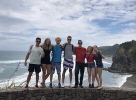 Yep IS participants smiling where they work in New Zealand.