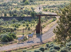 Ride through the HorseWorks entrance into a whole new Western ranch experience!