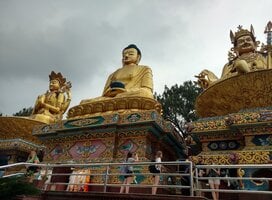 A historical and cultural photo of a popular temple.
