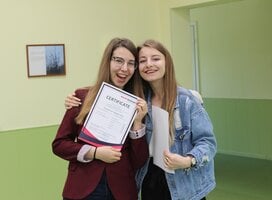Individual Russian lessons certificate