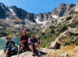 ELEVATE participants hiking in Rocky Mountain National Park (Summer)
