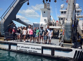 MOO students on R/V Atlantic Explorer
