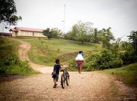 A remote village, served by Hillside clinic. 