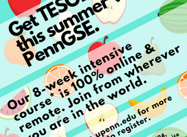 Get TESOL Certified this summer with Penn GSE