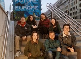 Fall students in Brussels