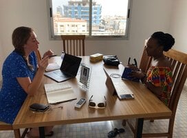 Working with entrepreneur