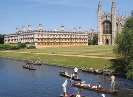 University of Cambridge on the River Cam