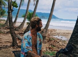 Guy on the beach