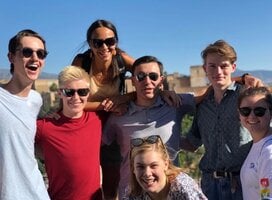 Students in Granada, Spain
